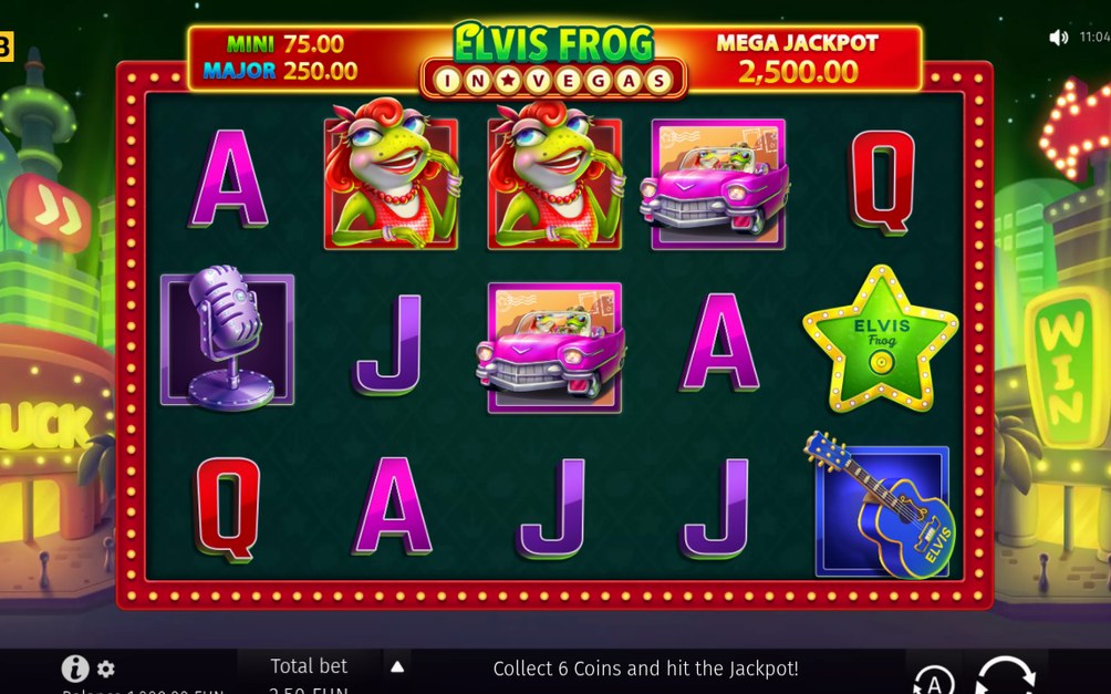 Elvis Frog in Vegas