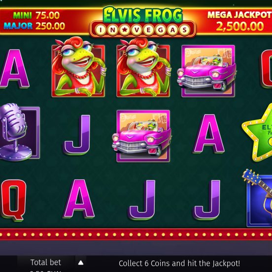 Elvis Frog in Vegas