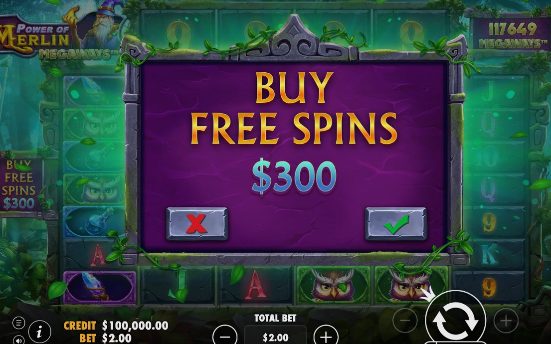 Gamble For More Free Spins wheel before the round starts